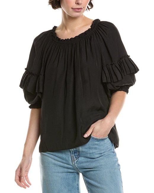 Ramy Brook Black Jiya Top