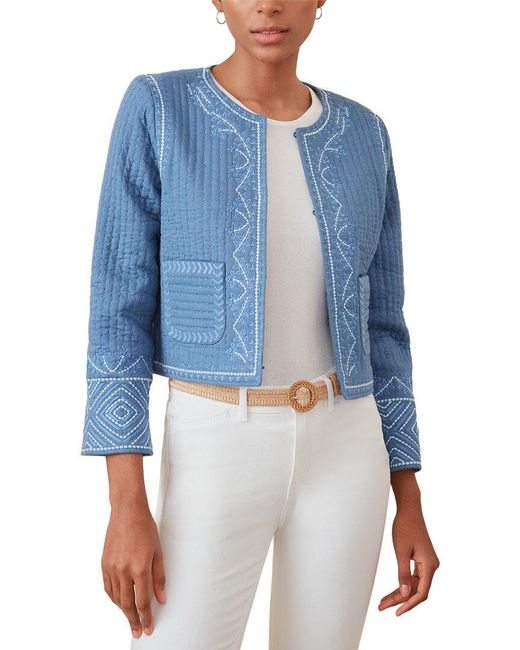 J.McLaughlin Blue Idella Jacket