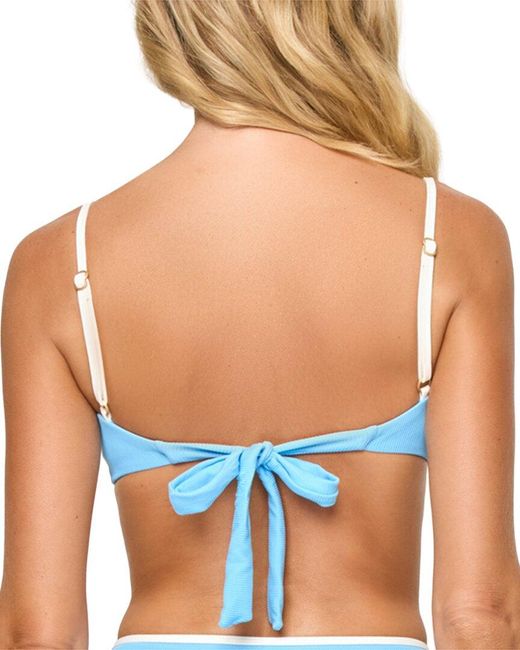 LSPACE Blue Hazel Top