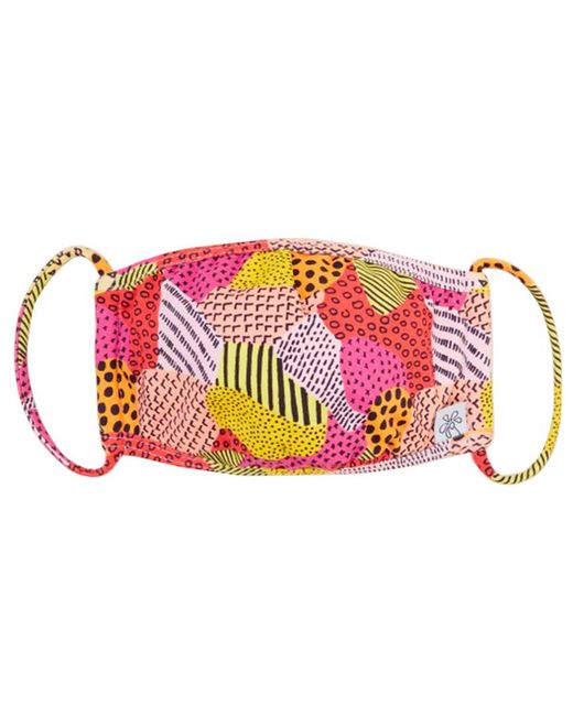 Dippin' Daisy's Multicolor Cloth Face Mask With 12 Filters