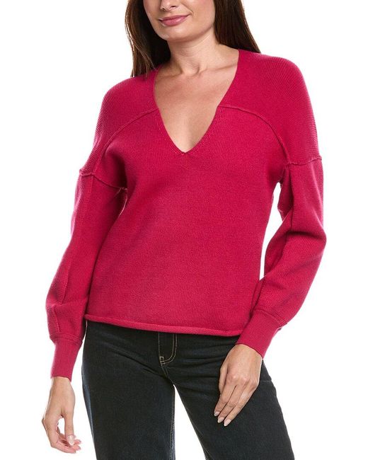 Cabi Red Easy Pullover
