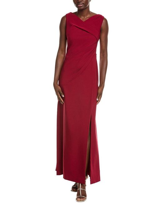 Kay Unger Red Nicolette Gown