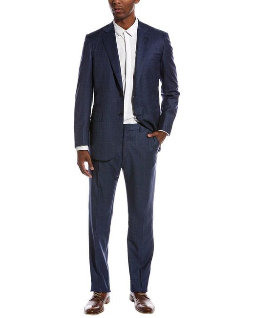 Brioni Blue 2pc Wool Suit for men
