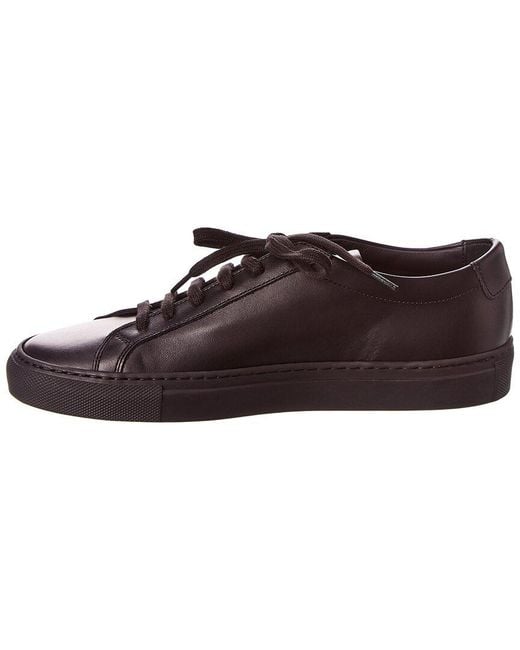 Common Projects Brown Original Achilles Leather Sneaker