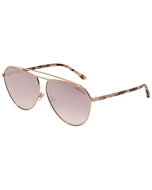 Tom Ford Binx 63mm Sunglasses in Pink 