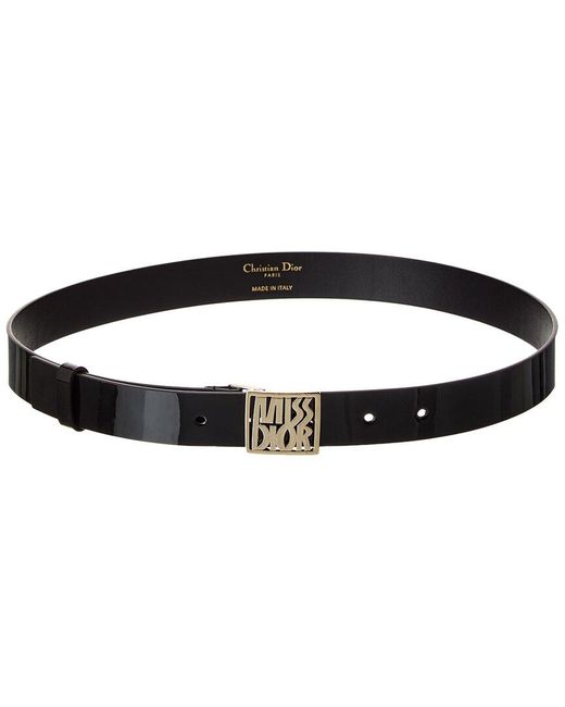 Dior Black Miss Leather Belt