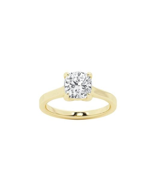 Lab Grown Diamonds Metallic 14K 2.00 Ct. Tw. Lab-Grown Diamond Solitaire Engagement Ring