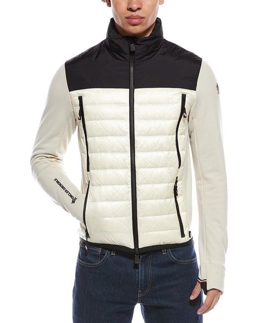 Moncler Blue Dnu Quilted Jacket for men