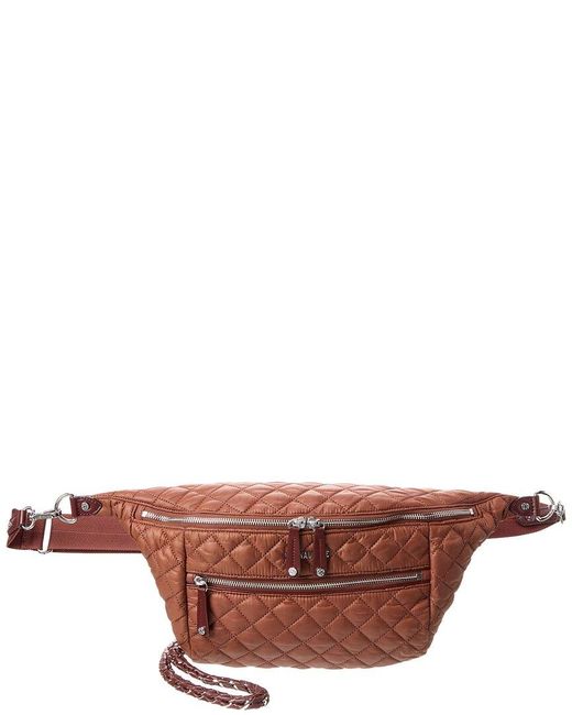 MZ Wallace Brown Crosby Crossbody Sling Bag