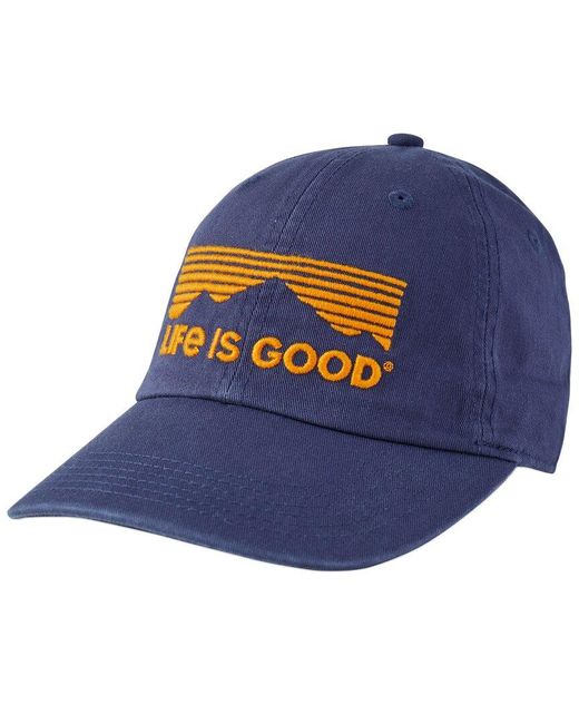 Life Is Good. Blue Chill Cap for men