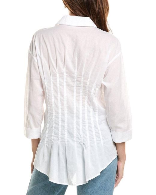 XCVI White Aslan Blouse