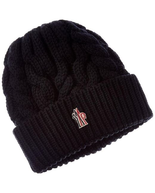 Moncler Blue Wool Beanie