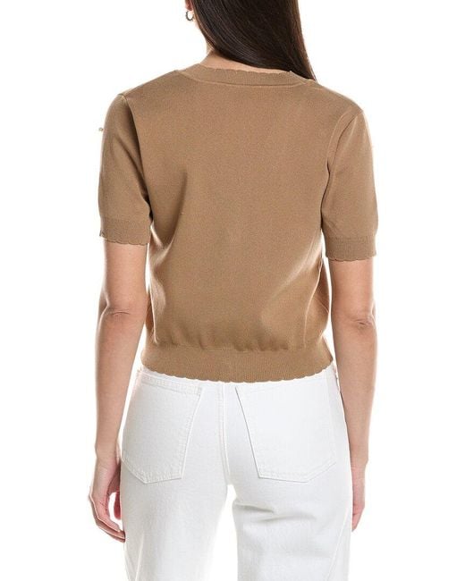 NVLT White Cardigan Sweater