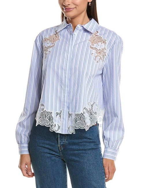 Ramy Brook Blue Gia Top