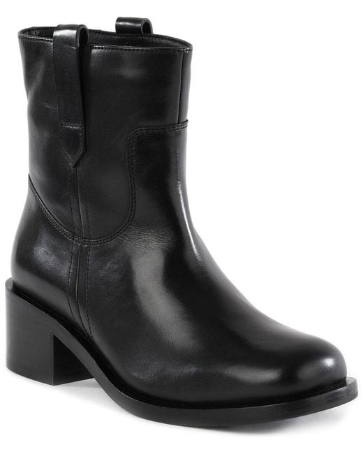 Seychelles Black Mid Leather Boot