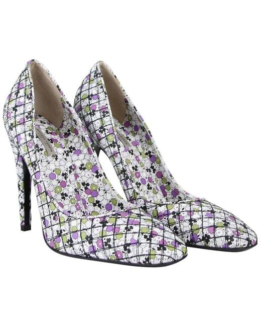 Bottega Veneta Gray Leather Pump