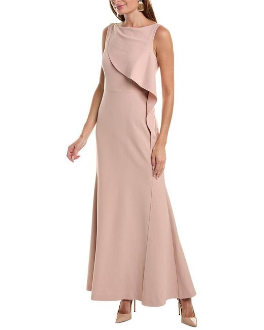 Kay Unger Pink Anabella Gown