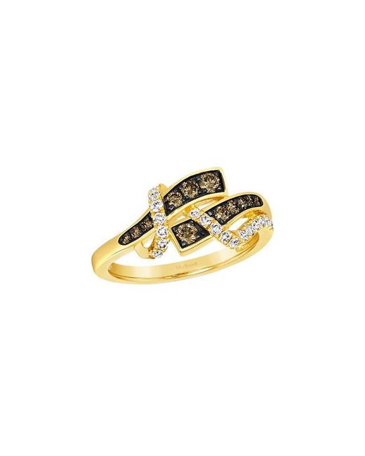 Le Vian Metallic Chocolate Gladiator 14K 0.45 Ct. Tw. Diamond Cocktail Ring
