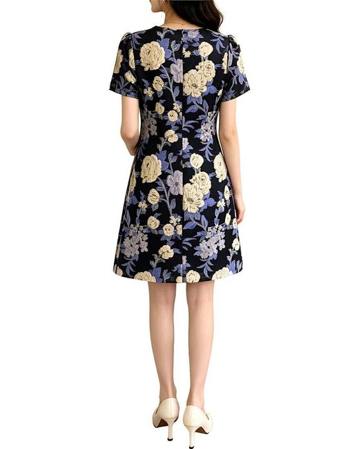 BRC By BURRYCO Blue Short Sleeve Mini Dress