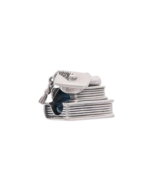 Pandora White Moments Silver Graduation Charm