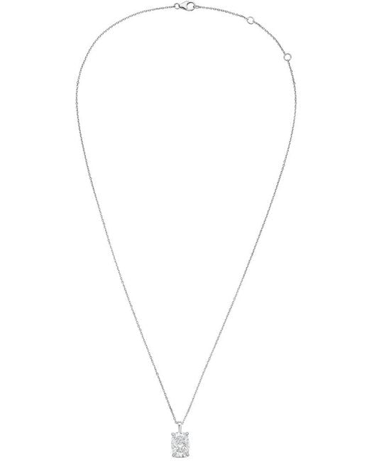 Diana M White 14K 3.00 Ct. Tw. Lab-Grown Diamond Solitaire Pendant