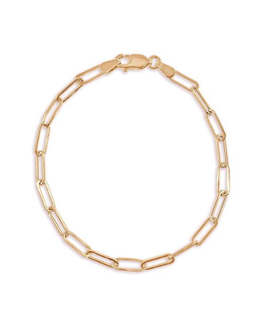 Sabrina Designs Metallic 14K Rose Paperclip Link Bracelet