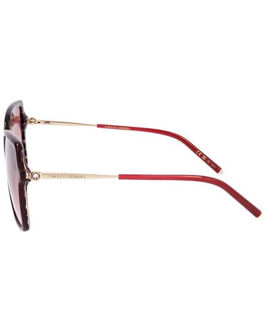 Carolina Herrera Pink Her0179 55Mm Sunglasses