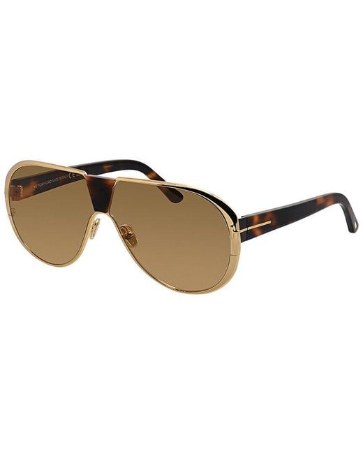 Tom Ford Brown Vincenzo 64Mm Sunglasses for men