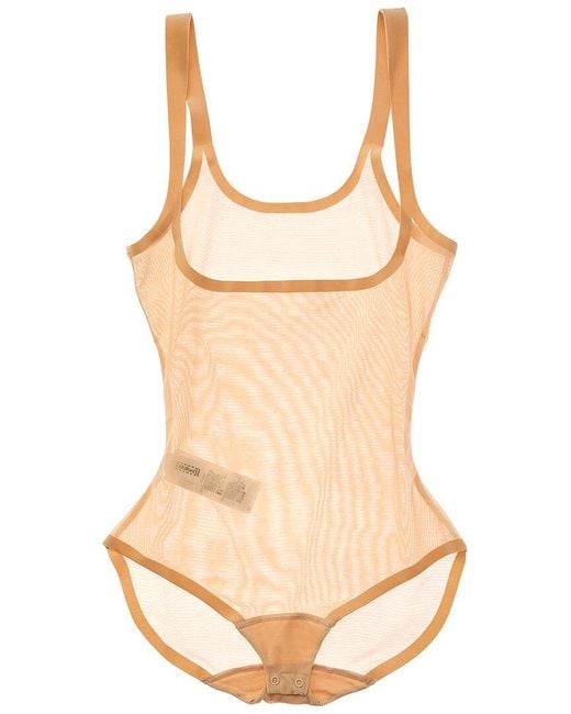 Wolford Natural Tulle Forming Bodysuit
