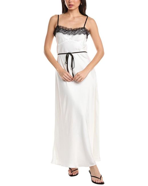 Femme Society White Sleeveless Midi Dress