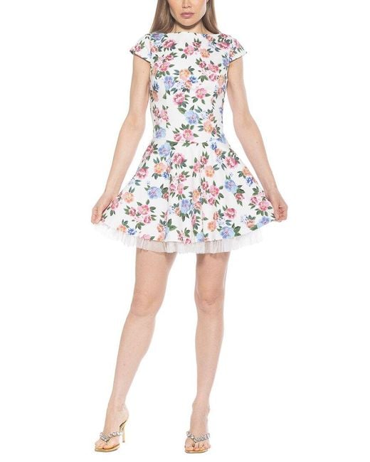 Alexia Admor White Aleena Mini Dress