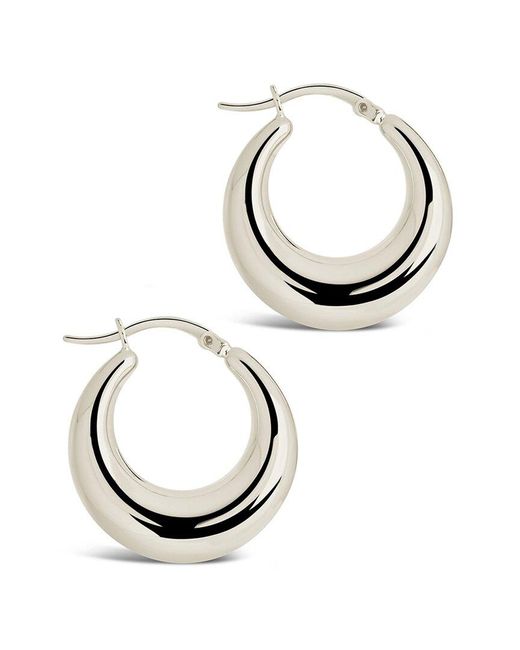 Sterling Forever Multicolor Stainless Steel Graduated Tube Hoops