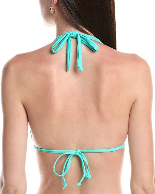 Becca Blue Modern Edge Triangle Top