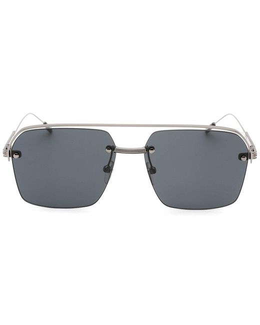 Zegna Gray Ez0213 59mm Sunglasses for men
