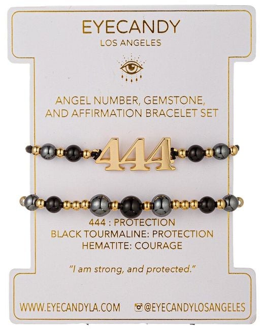 Eye Candy LA Natural Gemstone Bracelet Set