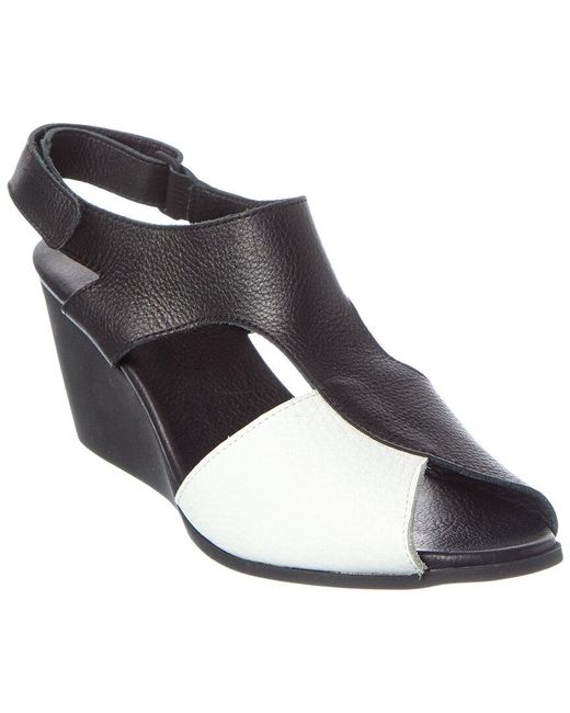 Arche Black Egwaly Leather Sandal