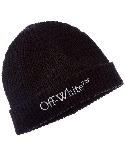 Off-White c/o Virgil Abloh Blue Bookish Classic Wool Beanie