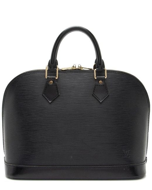 Louis Vuitton Black Epi Leather Alma Pm (Authentic Pre-Owned)