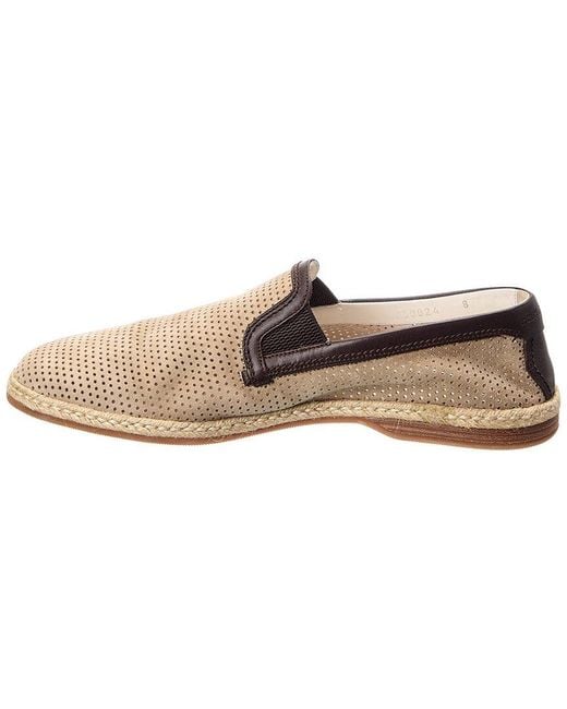 Dolce & Gabbana White Suede Loafers for men