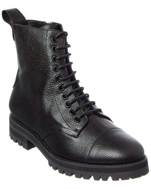 Jimmy Choo Black Halden Leather Boot