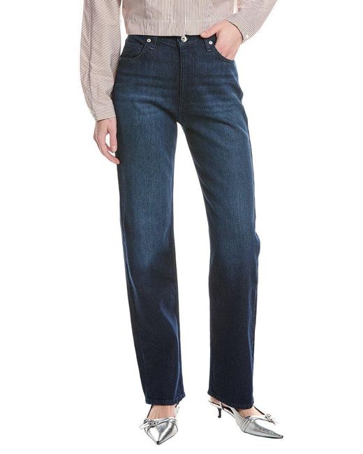 Rag & Bone Blue Hattie Fairburn Straight Jean
