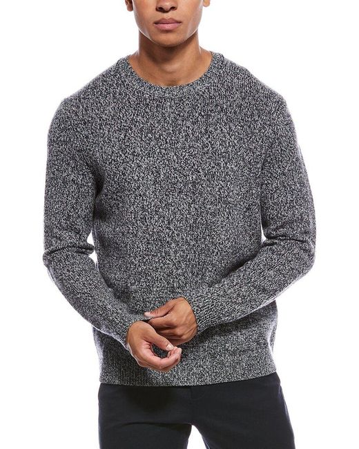 Theory Gray Hilles Wool & Cashmere-Blend Crewneck Sweater for men