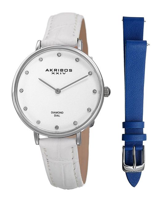 Akribos xxiv blue best sale