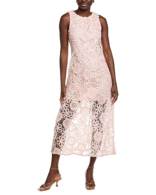 Endless Rose Pink Lace Cami Maxi Dress