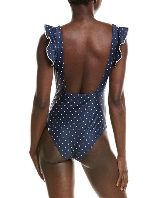 summersalt Blue The Ruffle Backflip One-Piece