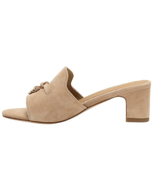 Tiffany & Fred Paris Natural Suede Sandal