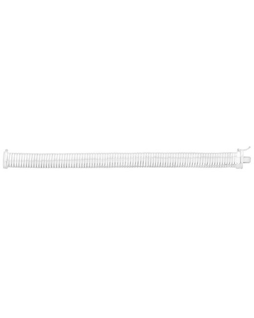 Italian Silver White Tubogas Bracelet