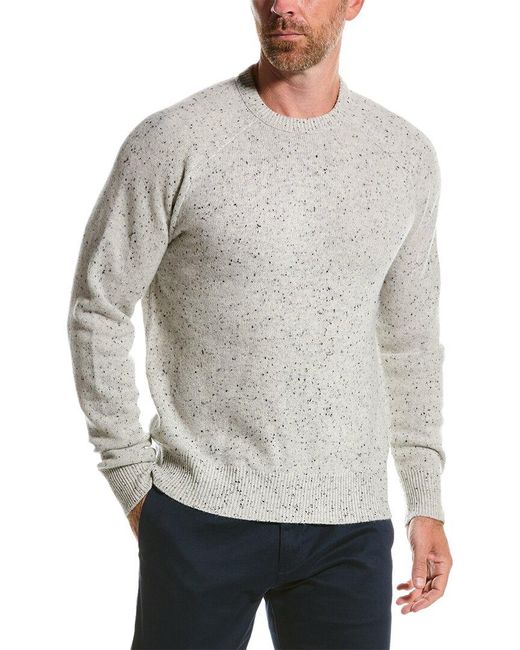 Rag & Bone Gray Harlow Wool & Cashmere-blend Crewneck Sweater for men