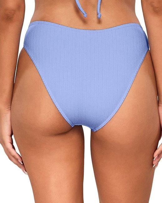 Sunsets Blue Sandy Scoop Bottom