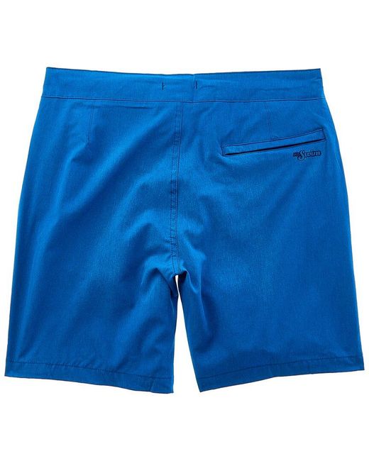Mr. Swim Blue Hybrid Swim Short for men